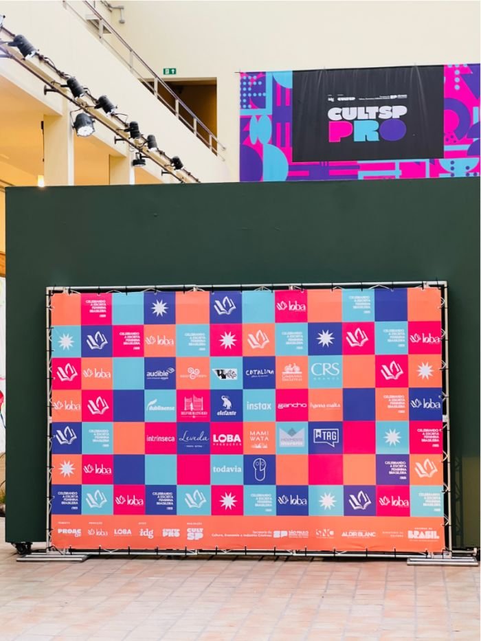 Backdrop Evento em São Paulo Exemplo 1 | Cipriani Comunicação Visual