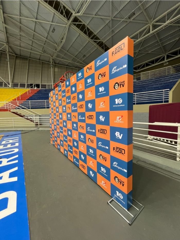 Backdrop para Evento em São Paulo Slide 2 | Cipriani Comunicação Visual