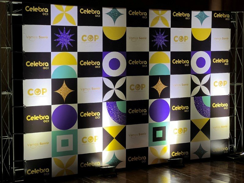 Backdrop para Evento em São Paulo Exemplo 3 | Cipriani Comunicação Visual