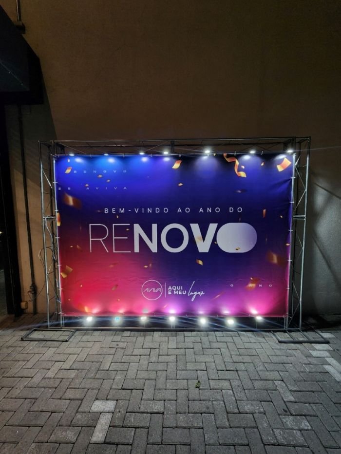 Backdrop para Fotos em São Paulo Exemplo 2 | Cipriani Comunicação Visual