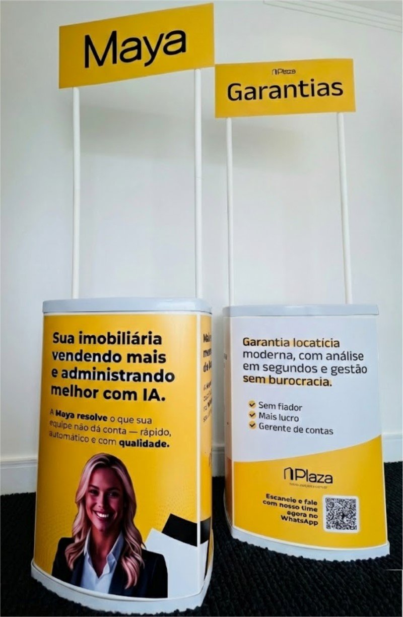 É fácil de montar na hora? | Cipriani Comunicação Visual