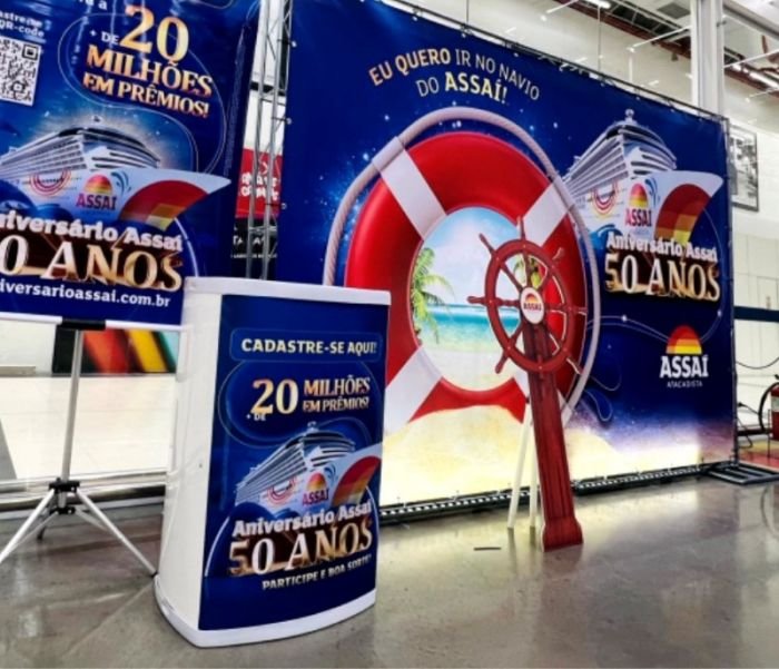 Display PDV para Evento em São Paulo Exemplo 2 | Cipriani Comunicação Visual