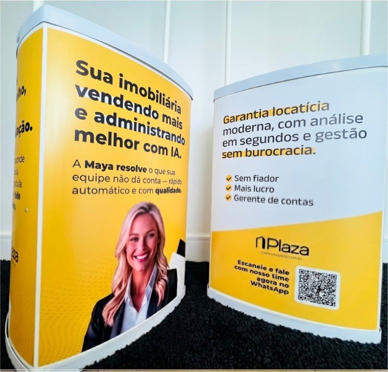 Não requer ferramentas (fácil montagem). | São Paulo | Cipriani Comunicação Visual