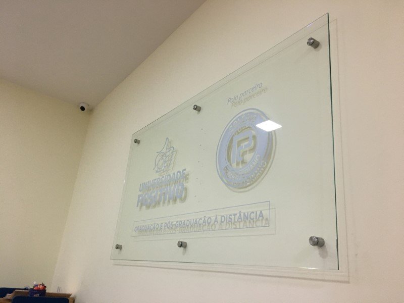 Placa de Vidro para Escritório em São Paulo Slide 1 | Cipriani Comunicação Visual