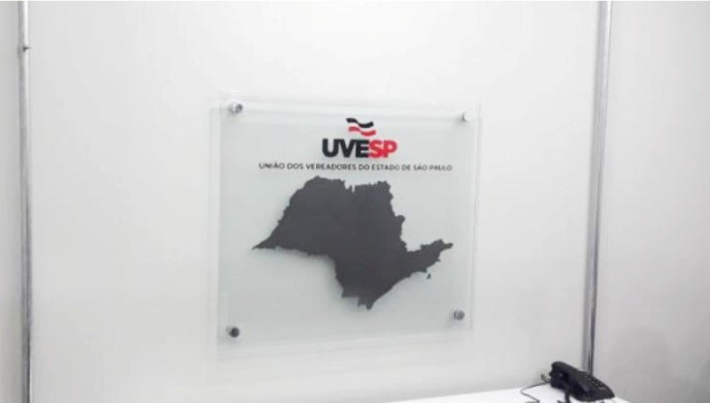 Placa de Vidro para Escritório em São Paulo Exemplo 3 | Cipriani Comunicação Visual