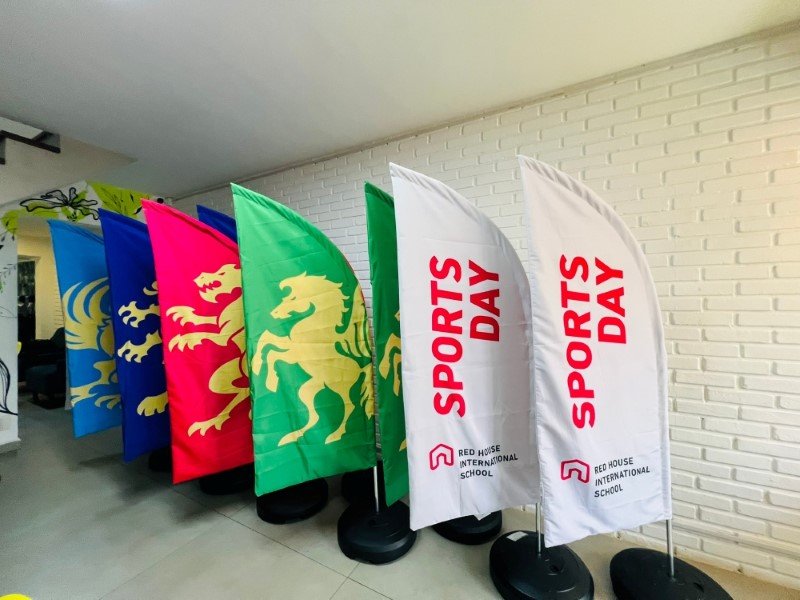 Wind Flag Banner em São Paulo Exemplo 2 | Cipriani Comunicação Visual