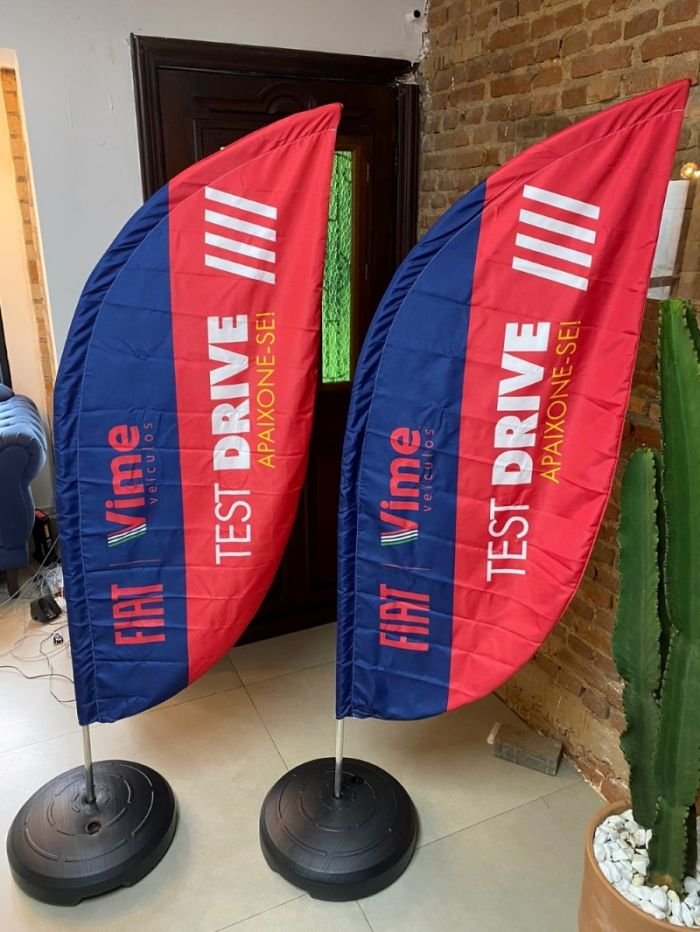 Wind Flag Banner em São Paulo Exemplo 3 | Cipriani Comunicação Visual