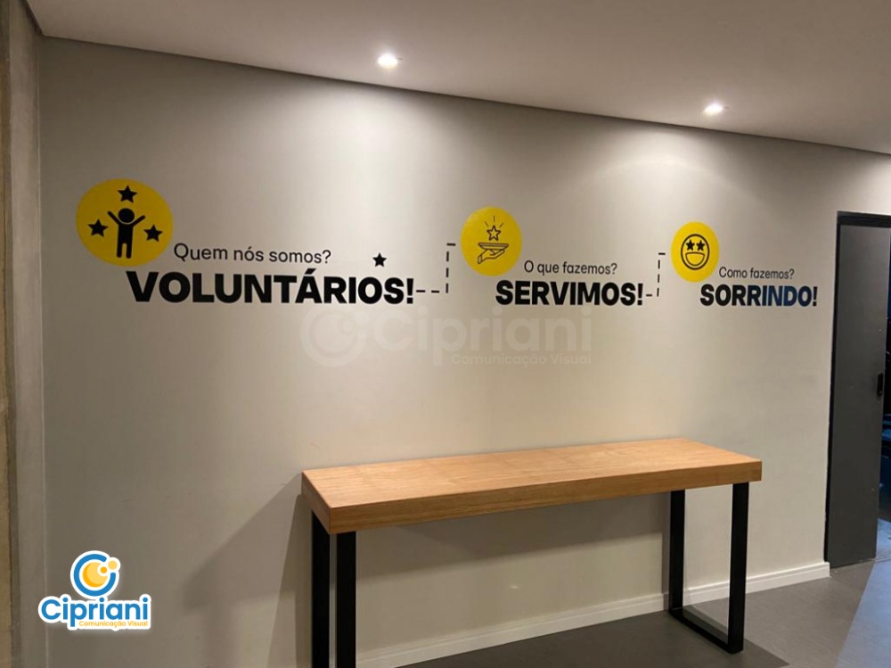 Adesivo para Escritório Cinza e Amarelo, Cotação via Zap 1 Imagem Adesivo para Escritório Cinza e Amarelo, Cotação via Zap 1 Imagem