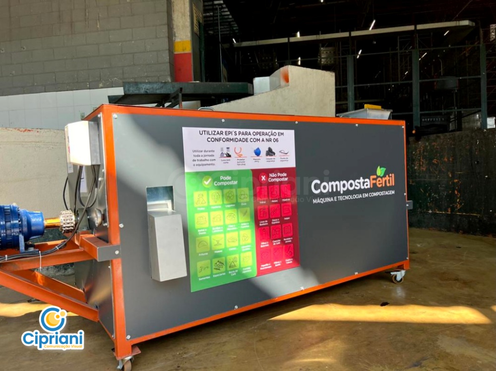 Adesivo para Máquina Industrial Preto e Laranja, Preços 2 Imagem Adesivo para Máquina Industrial Preto e Laranja, Preços 2 Imagem