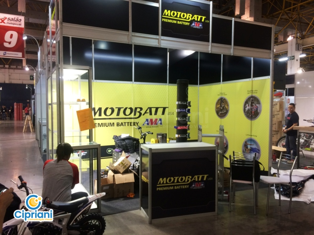 Adesivo para Stand de Evento de Motocicletas, Orçamento 1 Imagem Adesivo para Stand de Evento de Motocicletas, Orçamento 1 Imagem