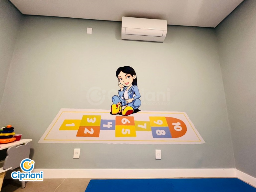 Adesivo Recortado Personalizado Desenho Amarelinha 1 Imagem Adesivo Recortado Personalizado Desenho Amarelinha 1 Imagem