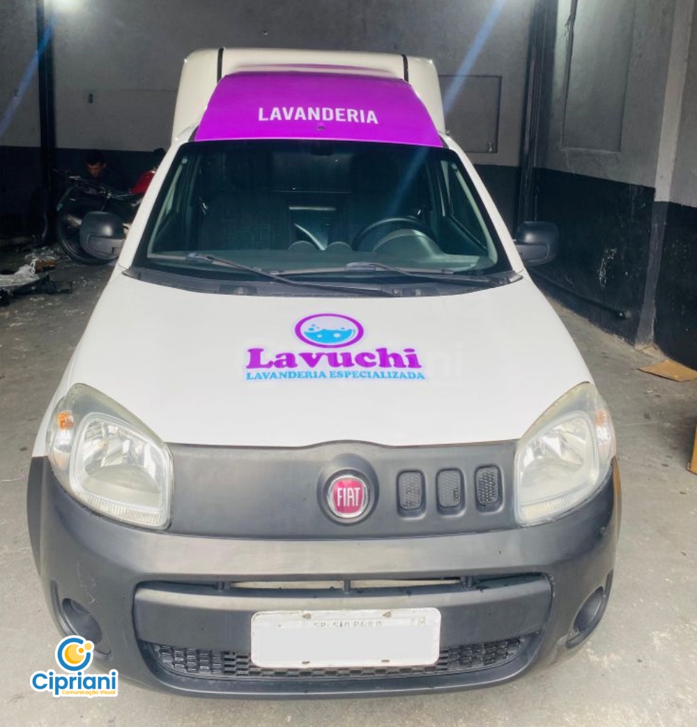 Adesivo Roxo para Fiorino de Lavanderia na cor Lilás 3 Imagem Adesivo Roxo para Fiorino de Lavanderia na cor Lilás 3 Imagem