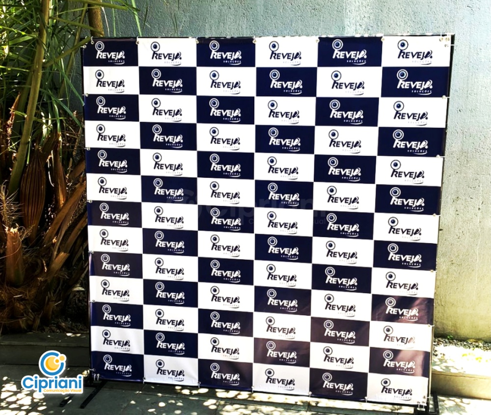 Backdrop Desmontável Azul e Branco, Compre Online Já 2 Imagem Backdrop Desmontável Azul e Branco, Compre Online Já 2 Imagem