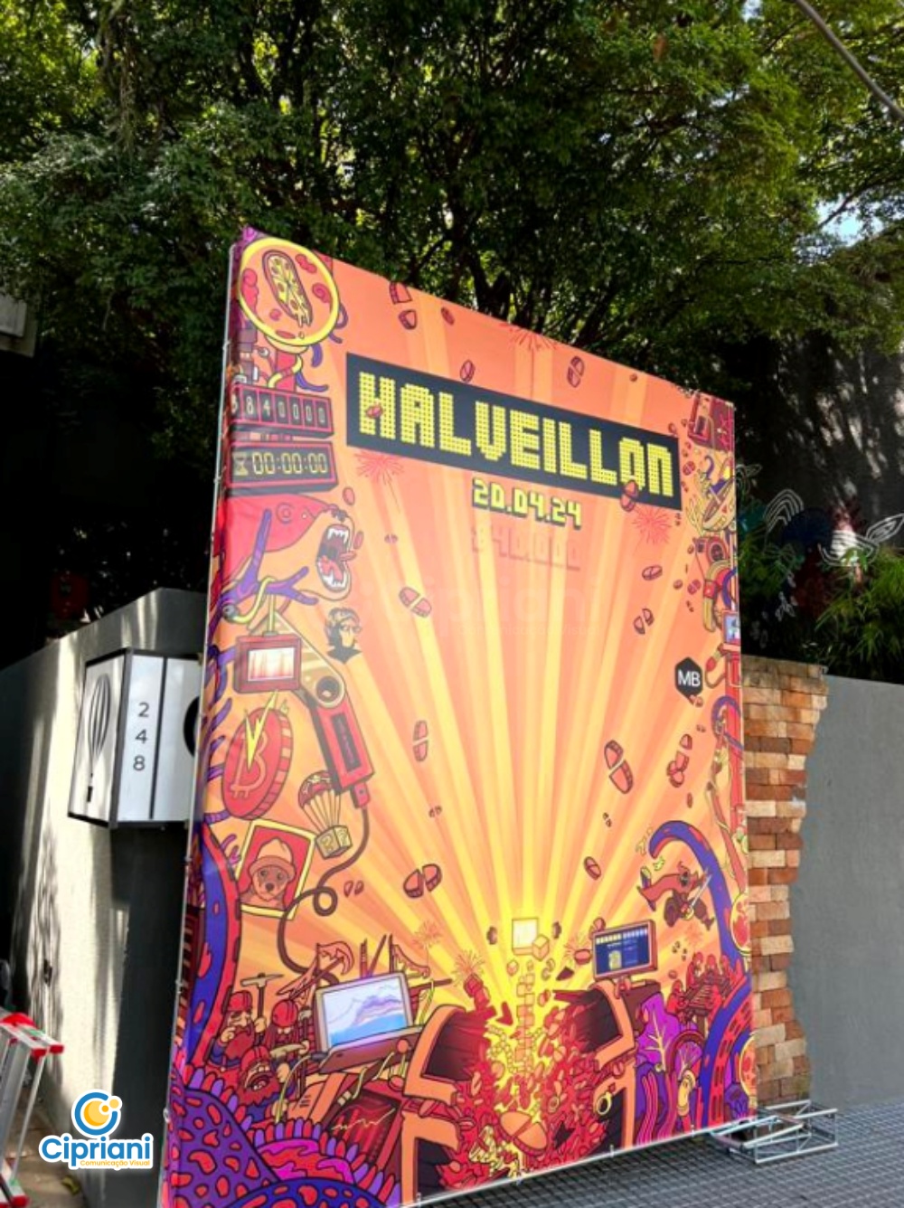 Backdrop para Evento em Bar de Pinheiros, Compre Já 3 Imagem Backdrop para Evento em Bar de Pinheiros, Compre Já 3 Imagem
