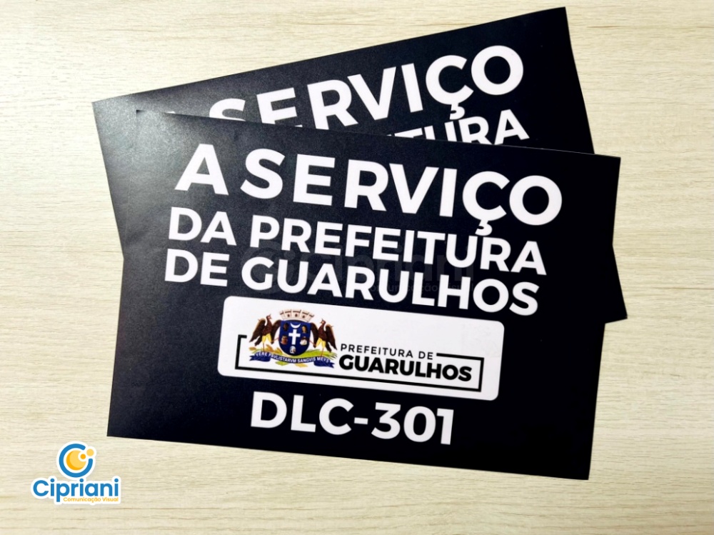 Imãs para Identificação de Veículos em Azul e Branco 2 Imagem Imãs para Identificação de Veículos em Azul e Branco 2 Imagem