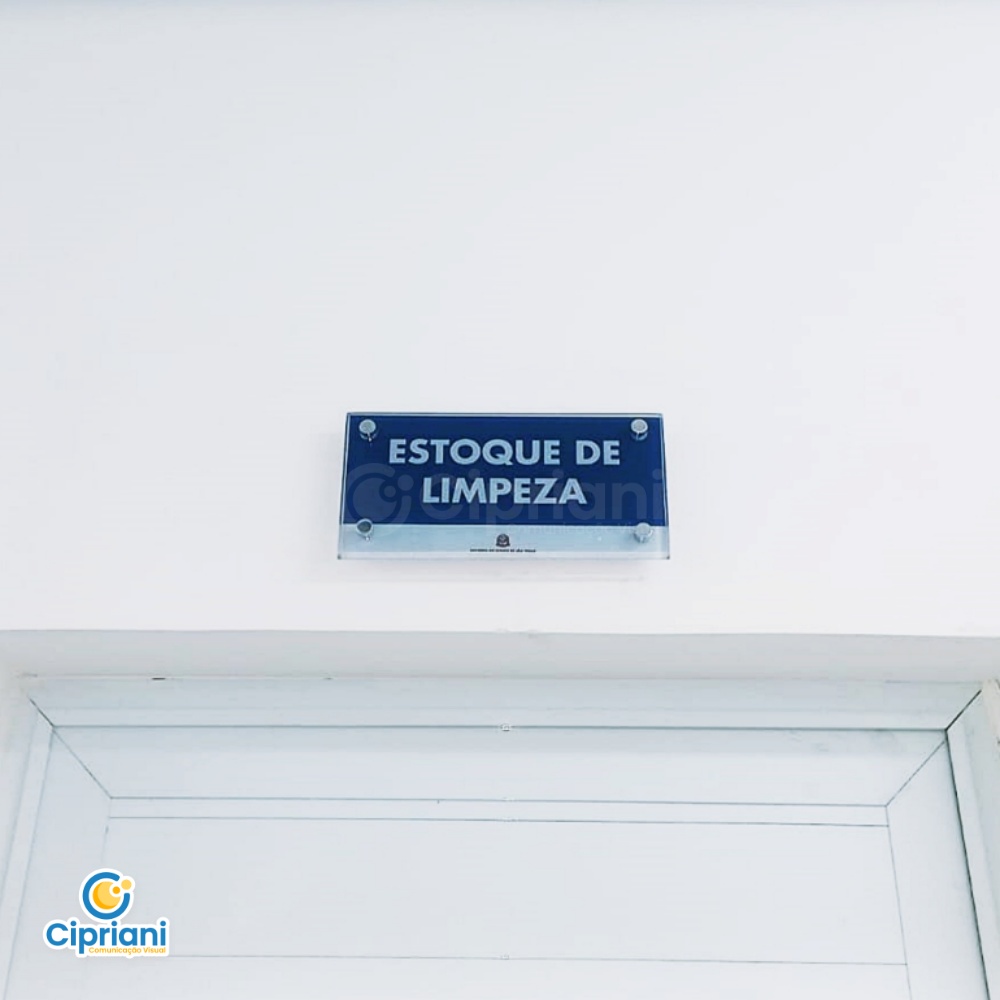 Placa de Acrílico para Marcar Azul e Laranja, Conheça 1 Imagem Placa de Acrílico para Marcar Azul e Laranja, Conheça 1 Imagem