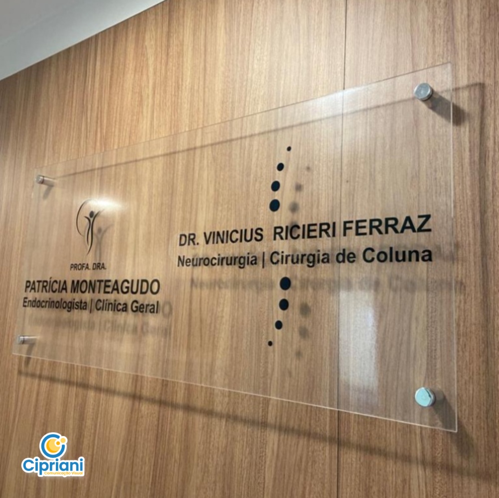 Placa de Acrílico Preto e Transparente, Comprar Online 1 Imagem Placa de Acrílico Preto e Transparente, Comprar Online 1 Imagem