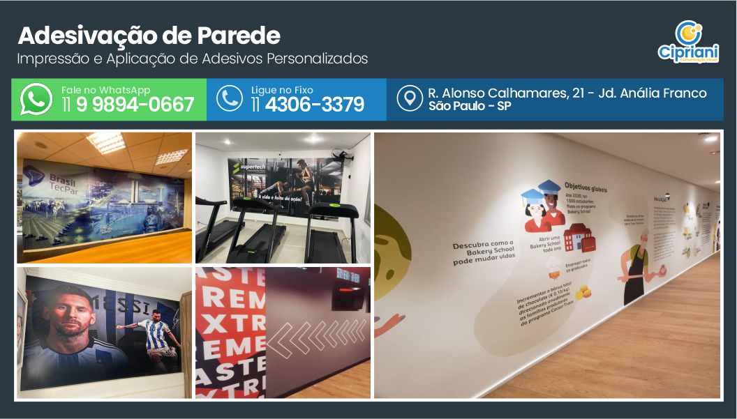 Adesivação de Parede em São Paulo, Encomende Agora Mesmo 1 Imagem Adesivação de Parede em São Paulo, Encomende Agora Mesmo 1 Imagem