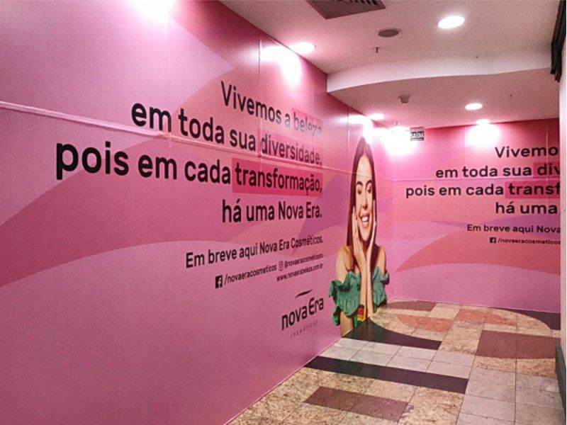 Adesivação de Tapumes em Shopping e Eventos | Cipriani Comunicação Visual em São Paulo SP