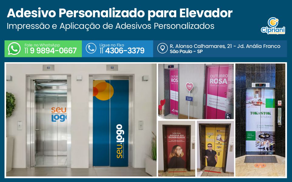 Adesivo Personalizado para Elevador em São Paulo, Cote Já 1 Imagem Adesivo Personalizado para Elevador em São Paulo, Cote Já 1 Imagem