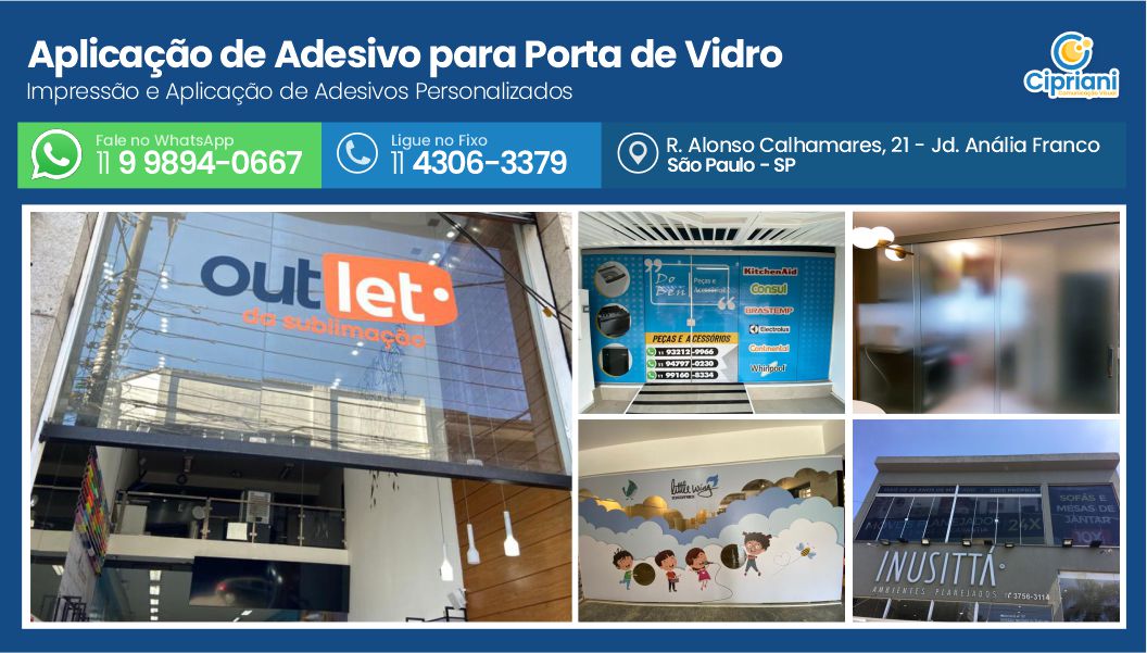 Aplicação de Adesivo para Porta de Vidro em São Paulo 1 Imagem Aplicação de Adesivo para Porta de Vidro em São Paulo 1 Imagem