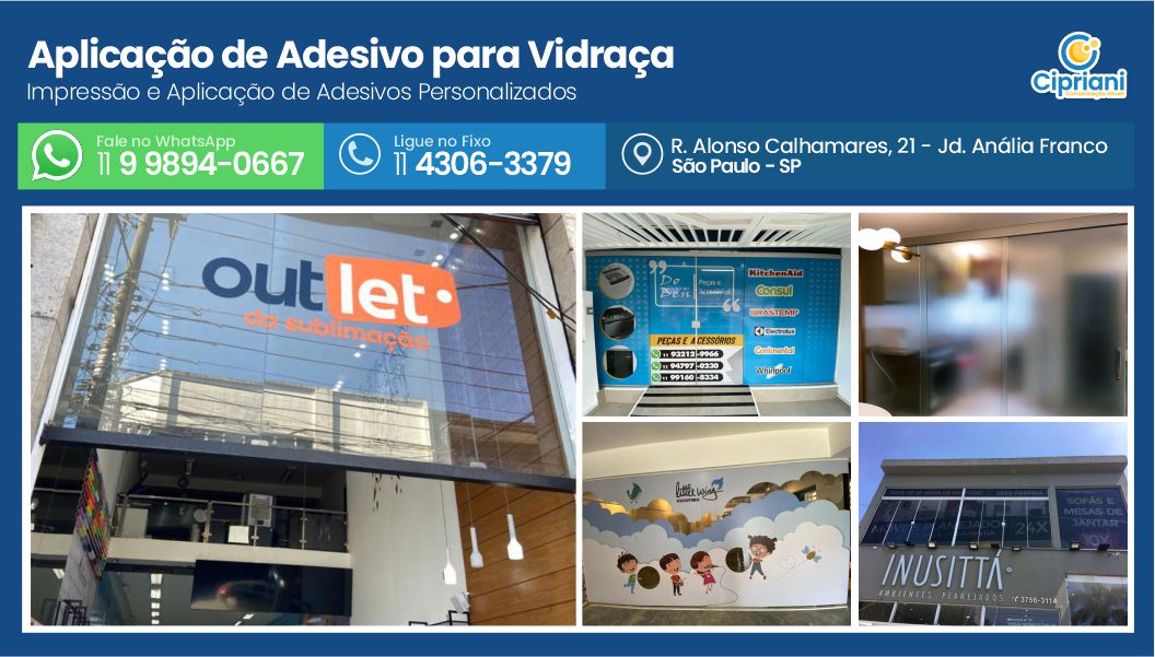 Aplicação de Adesivo para Vidraça em São Paulo, Saiba Mais 1 Imagem Aplicação de Adesivo para Vidraça em São Paulo, Saiba Mais 1 Imagem