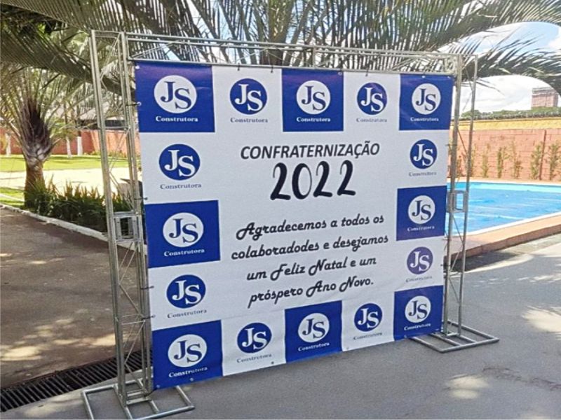 Banner Backdrop Personalizado para Eventos, Saiba Mais Imagem Principal Banner Backdrop Personalizado para Eventos, Saiba Mais Imagem Principal