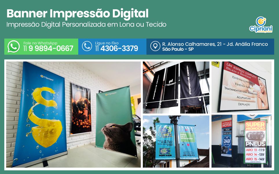 Banner Impressão Digital em São Paulo, Encomende Hoje 1 Imagem Banner Impressão Digital em São Paulo, Encomende Hoje 1 Imagem