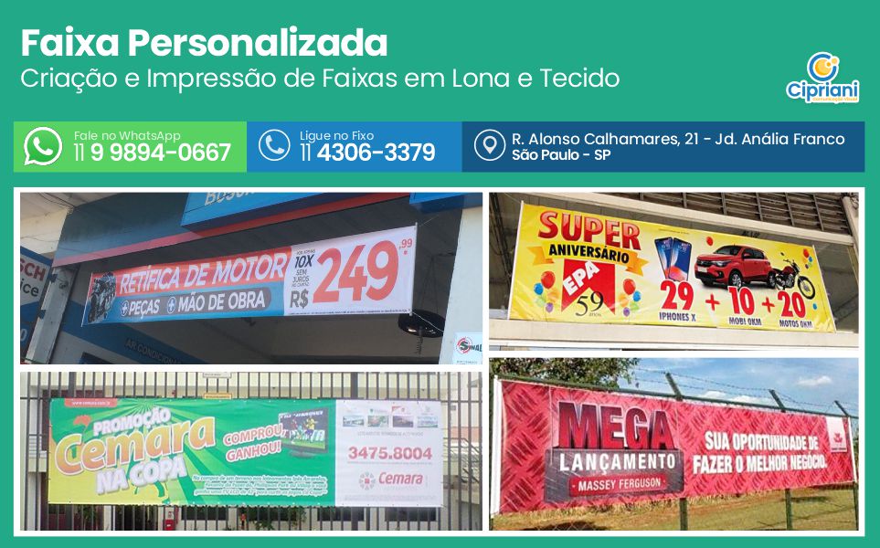 Faixa Personalizada em São Paulo, Veja os Projetos 1 Imagem Faixa Personalizada em São Paulo, Veja os Projetos 1 Imagem