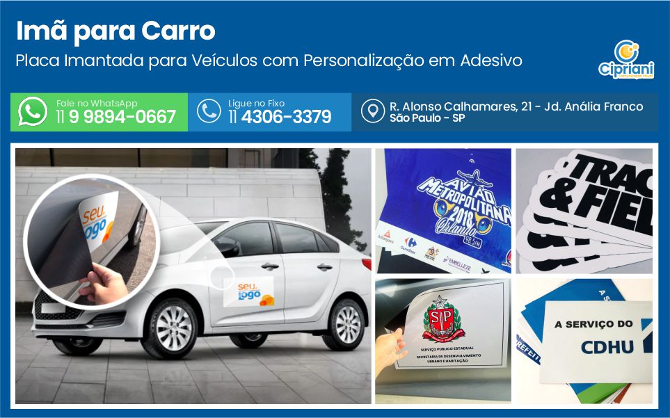 Imã para Carro em São Paulo, Entregamos para todo o Brasil 1 Imagem