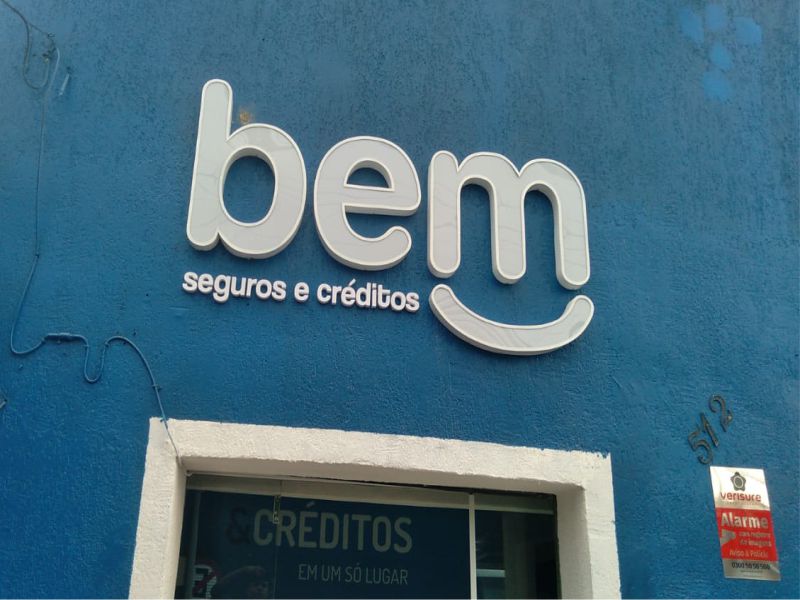 Instalação de letras 3D para fachadas, Compre Online Imagem Principal Instalação de letras 3D para fachadas, Compre Online Imagem Principal