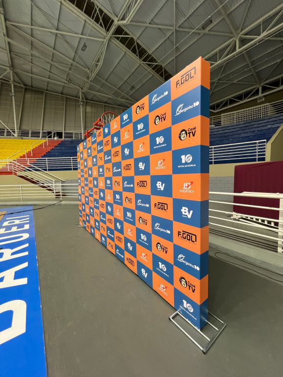 Painel Backdrop para Eventos em Lona | Cipriani Comunicação Visual em São Paulo SP