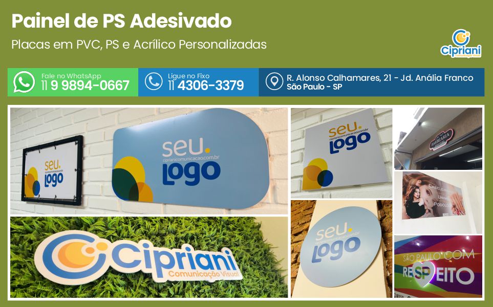 Painel de PS Adesivado em São Paulo, Entregamos em SP 1 Imagem Painel de PS Adesivado em São Paulo, Entregamos em SP 1 Imagem