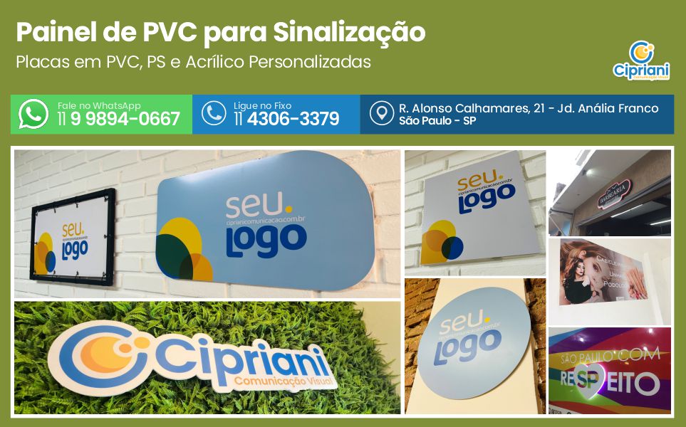 Painel de PVC para Sinalização em São Paulo, Compre Online 1 Imagem Painel de PVC para Sinalização em São Paulo, Compre Online 1 Imagem