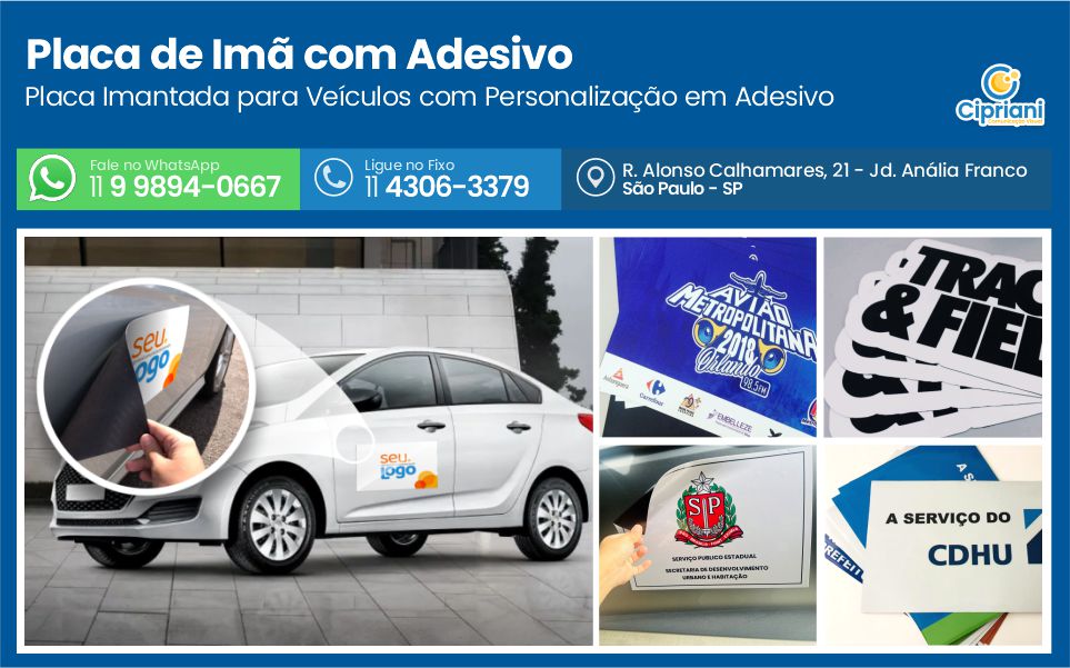 Placa de Imã com Adesivo em São Paulo, Faça seu Pedido 1 Imagem Placa de Imã com Adesivo em São Paulo, Faça seu Pedido 1 Imagem
