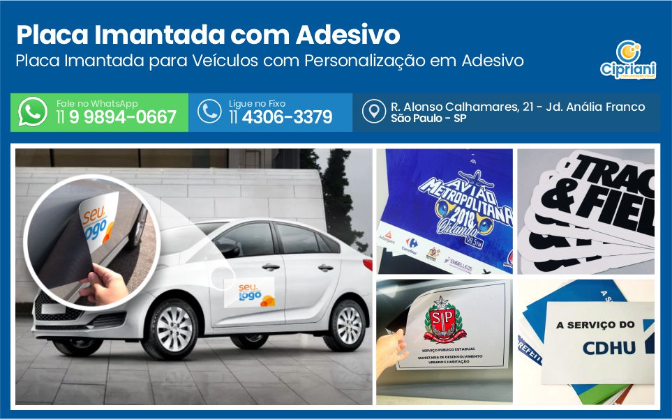 Placa Imantada com Adesivo em São Paulo, Veja os Projetos 1 Imagem Placa Imantada com Adesivo em São Paulo, Veja os Projetos 1 Imagem