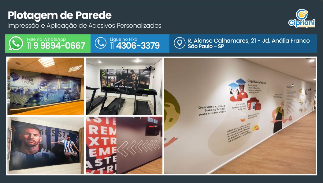 Plotagem de Parede em São Paulo, Entregamos e Instalamos 1 Imagem Plotagem de Parede em São Paulo, Entregamos e Instalamos 1 Imagem