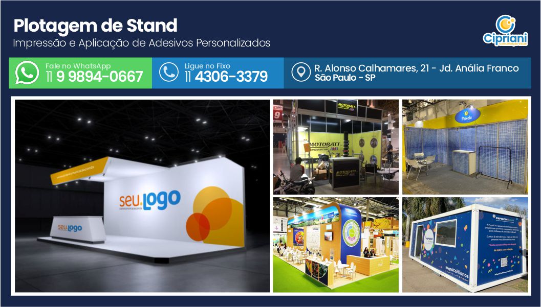 Plotagem de Stand em São Paulo, Peça seu Orçamento 1 Imagem Plotagem de Stand em São Paulo, Peça seu Orçamento 1 Imagem