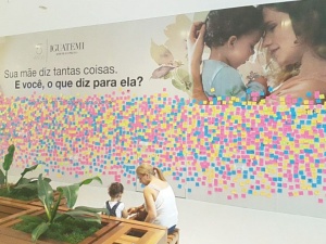 Adesivo para tapume de estande de vendas em shopping | Cipriani Comunicação Visual em São Paulo SP