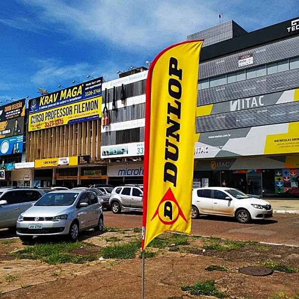 Wind Banner com Base Personalizado  | Cipriani Comunicação Visual em São Paulo SP