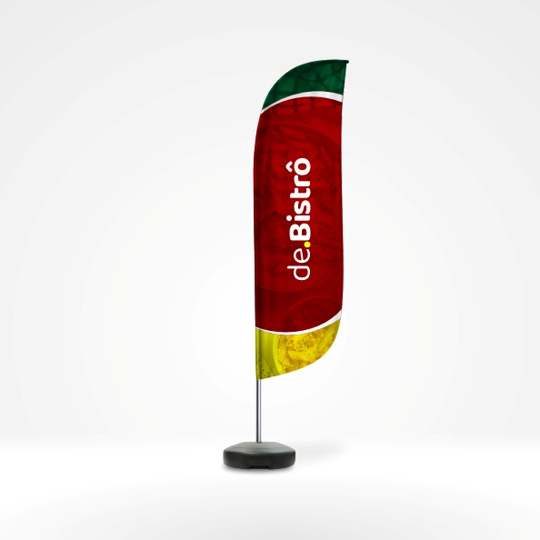 Wind Banner para Restaurante Personalizado, Veja Online Imagem Principal Wind Banner para Restaurante Personalizado, Veja Online Imagem Principal
