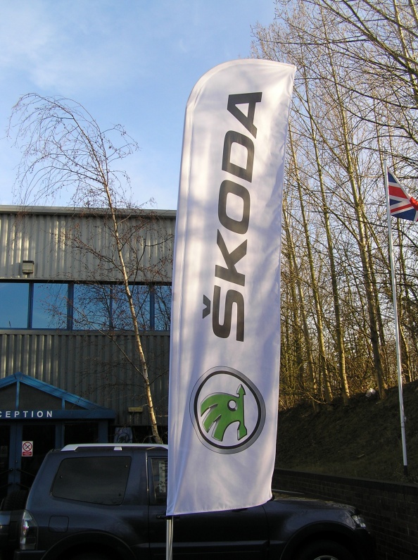 Wind Banner Tamanho Padrão Personalizado, Veja Detalhes 1 Imagem